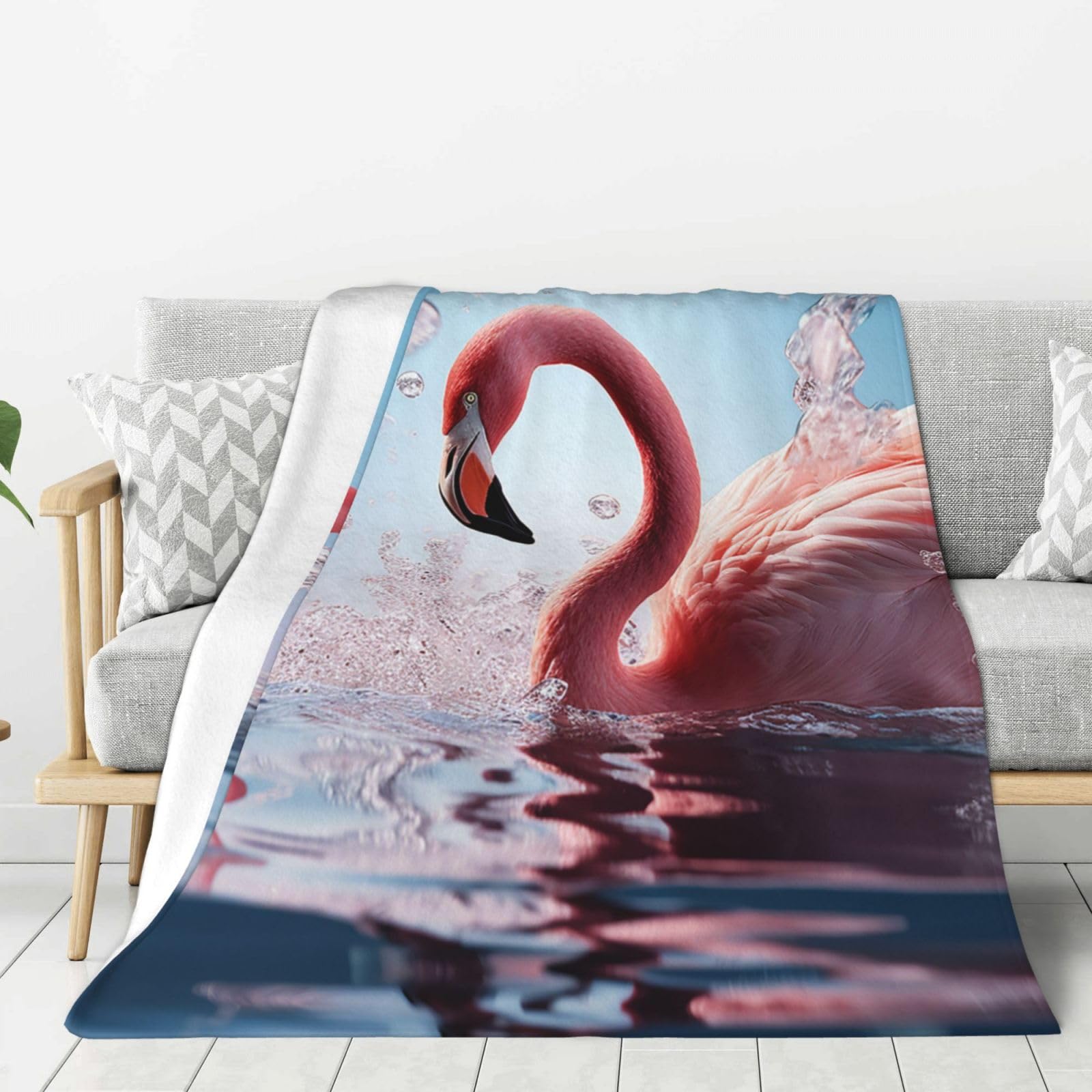 Couverture polaire anti-froid en flanelle douce pour lits et canapés frileux