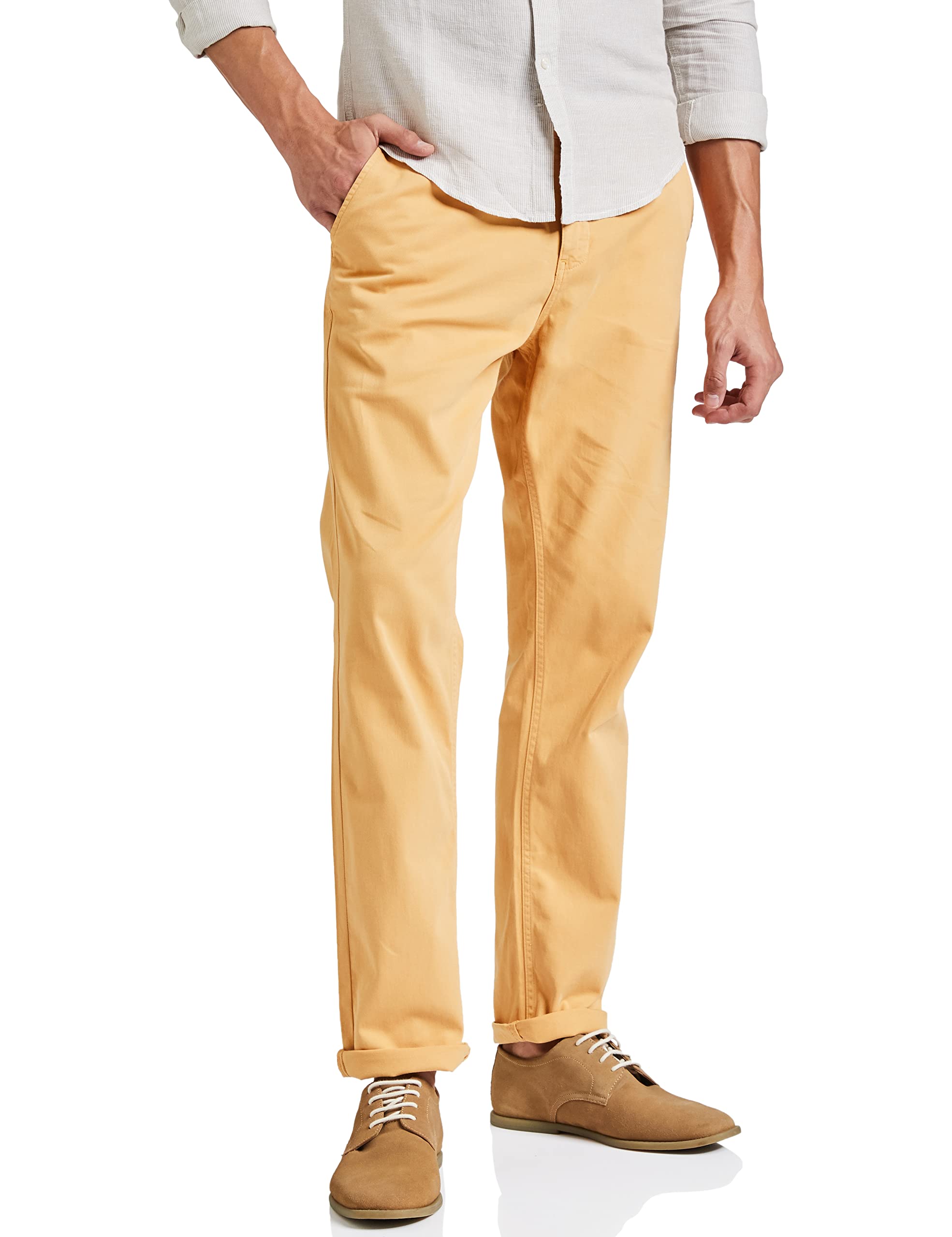 Amazon Brand - House & Shields Men's Relaxed Fit Casual Trousers