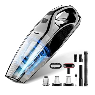 Upbooz Handheld Vacuum Cordless Rechargeable Portable Car Vacuum, 7500Pa Powerful Suction Mini Hand Held Vacuum, 670ML Cup Lightweight Small Vacuum Cleaner for Car/Office/Home, Pet Hair - Amazon product rated Grade A