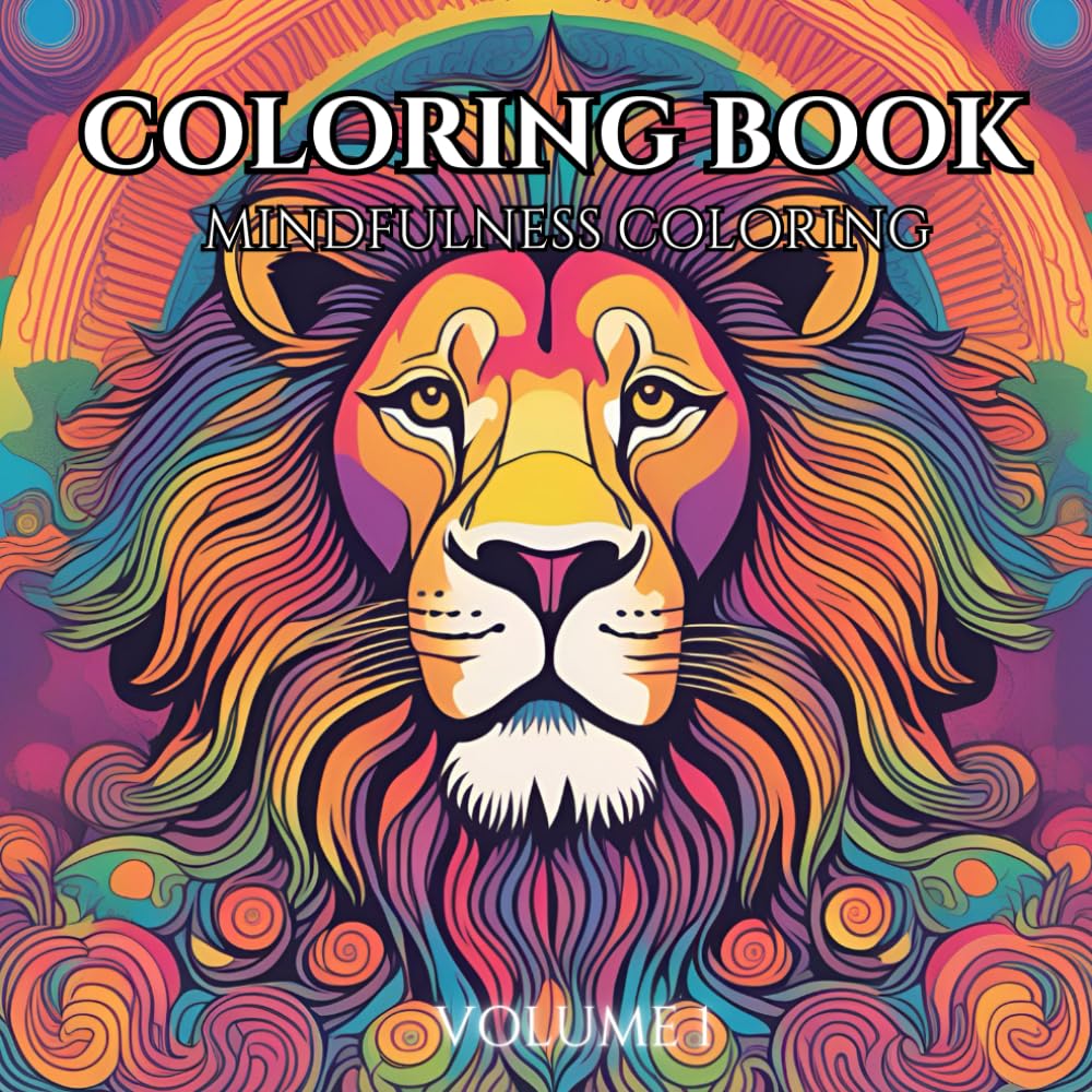 Elegant Animal: Adult Mindfulness Coloring Book: Relax and Unwind with Intricate Designs of Nature's Most Graceful Creatures