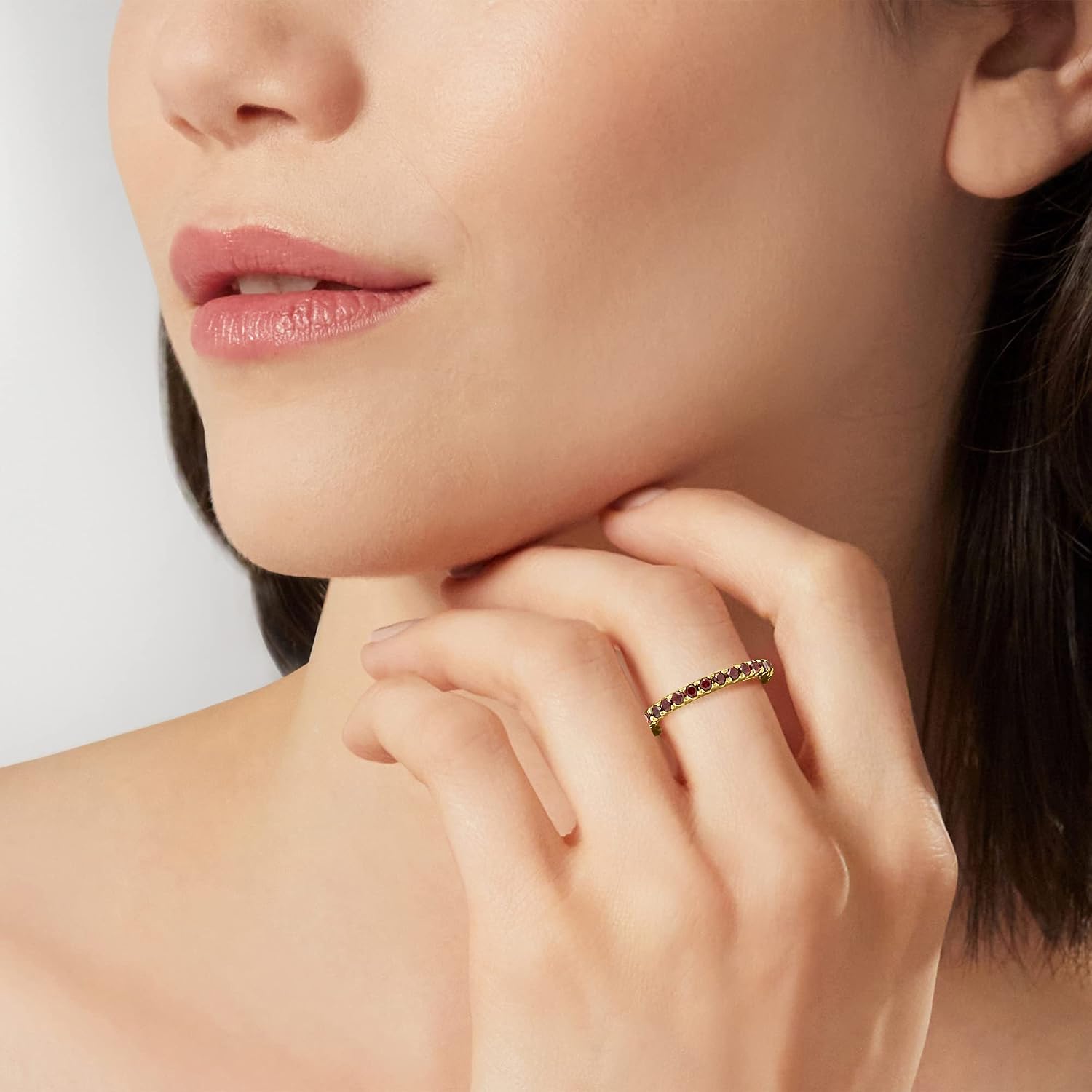 Ross-Simons Eternity Gemstone Band in 14kt Yellow Gold