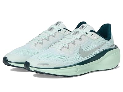 Nike Kids Pegasus 41 (Little Kid/Big Kid) Kids Shoes Ghost Aqua/Metallic Silver/Mint Foam : 5 Big Kid M, Synthetic