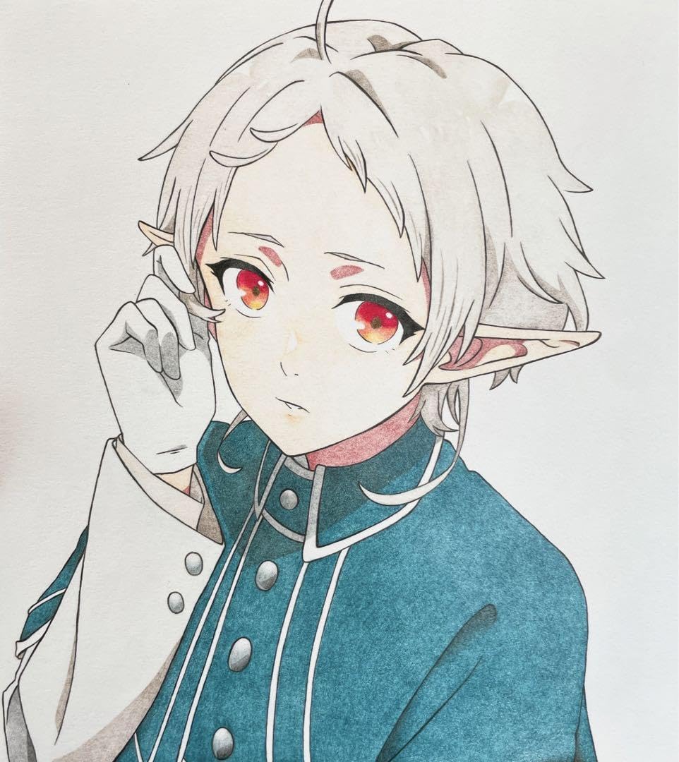 Amazon.co.jp: 無職転生 シルフィエット 手描きイ 小色紙 : おもちゃ