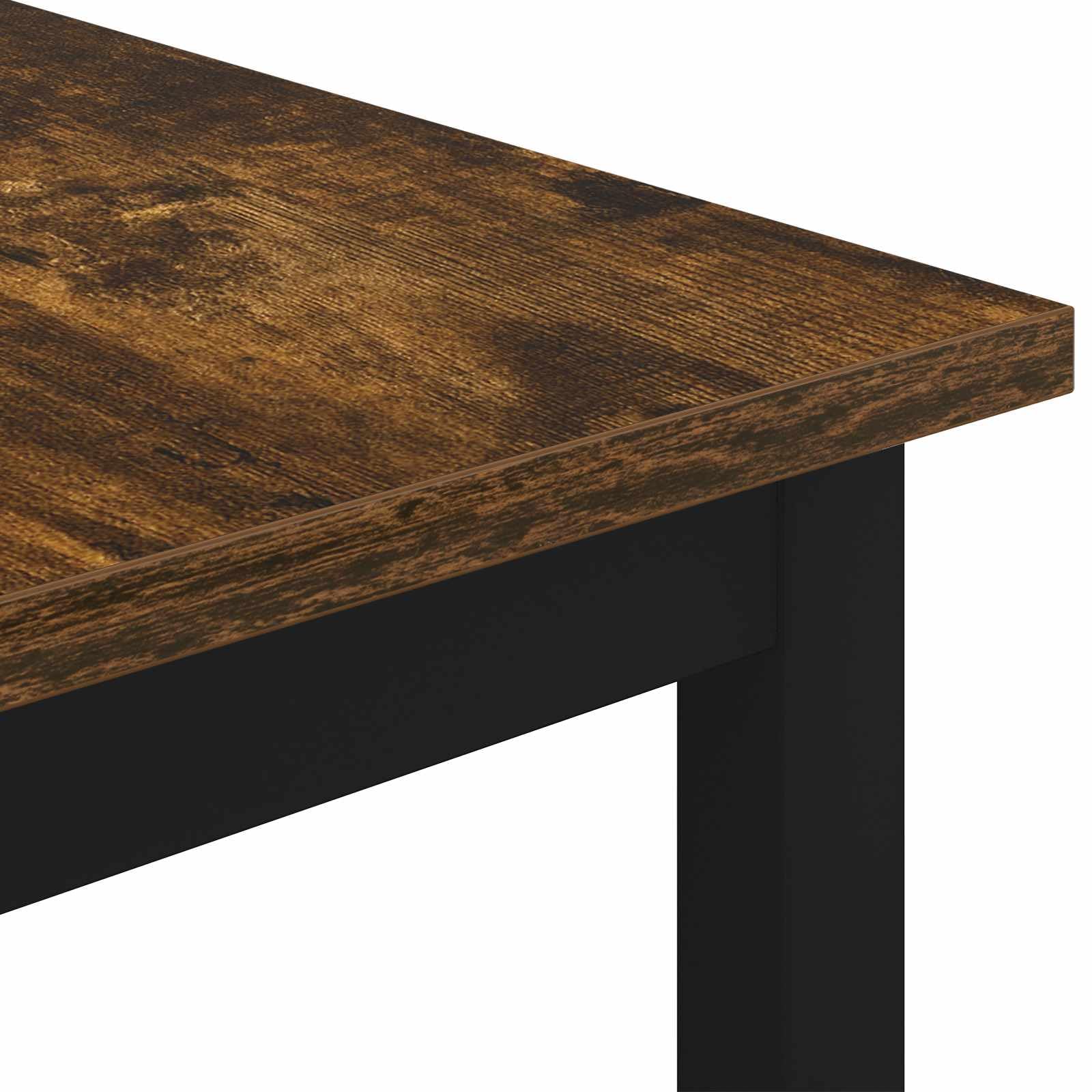 Hothingwell Couchtisch, Holz, 50 x 50 x 36 cm | Minimalistisches Design, robuste Metallbeine, glatte Oberfläche, einfache Pflege mit feuchtem Tuch