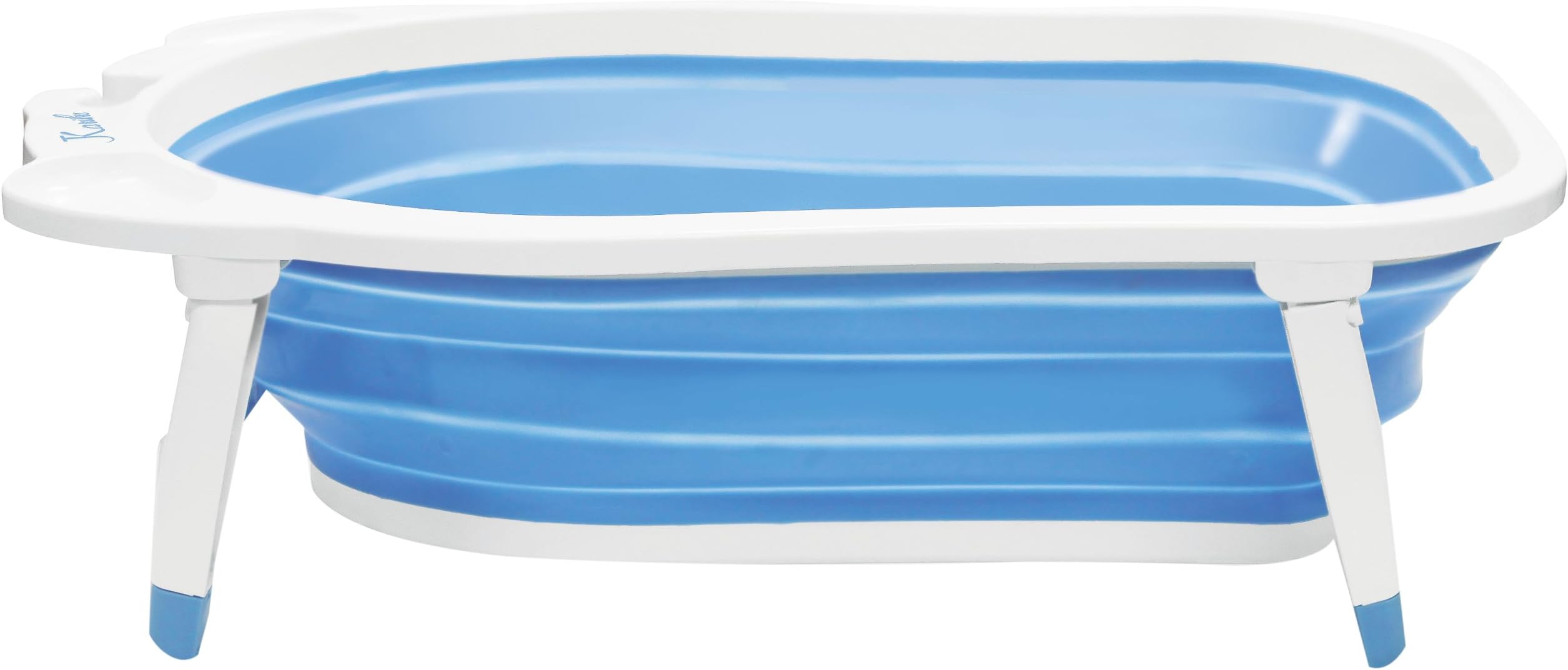 Karibu Baby Folding Bath, Blue/White (Discontinued by Manufacturer)