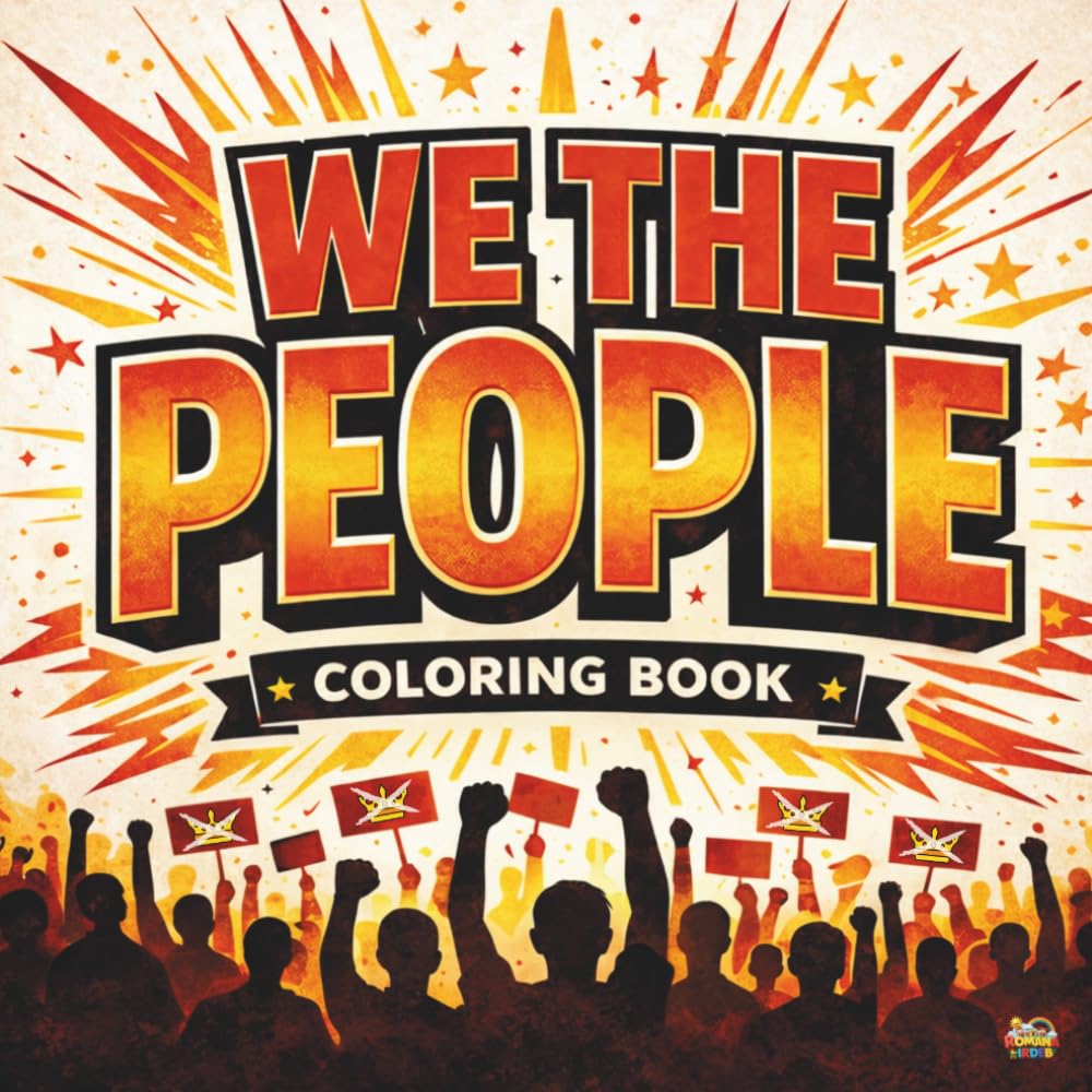 We the People Coloring Book: Bold Designs for Freedom, Unity, and People Power