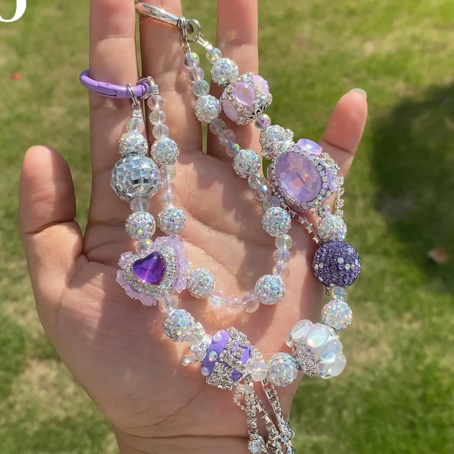 Pretty Phone Wrist Strap for Women Anti Drop Phone Chain Compatible with All Smartphones