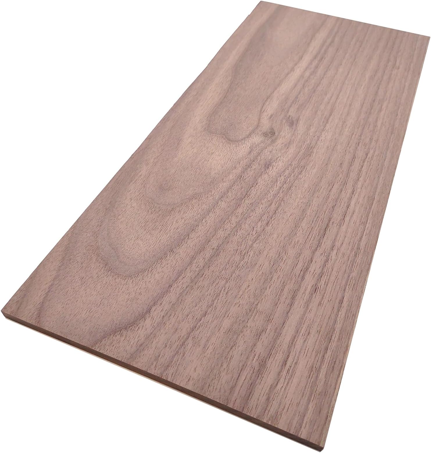 The Hardwood Edge Walnut Hardwood Plank - Unfinished Wood Craft Walnut - 100% Pure Hardwood - Laser Engraved Blank - Walnut Planks for Crafts (1/8" x 6 1/2" x 15", 2)