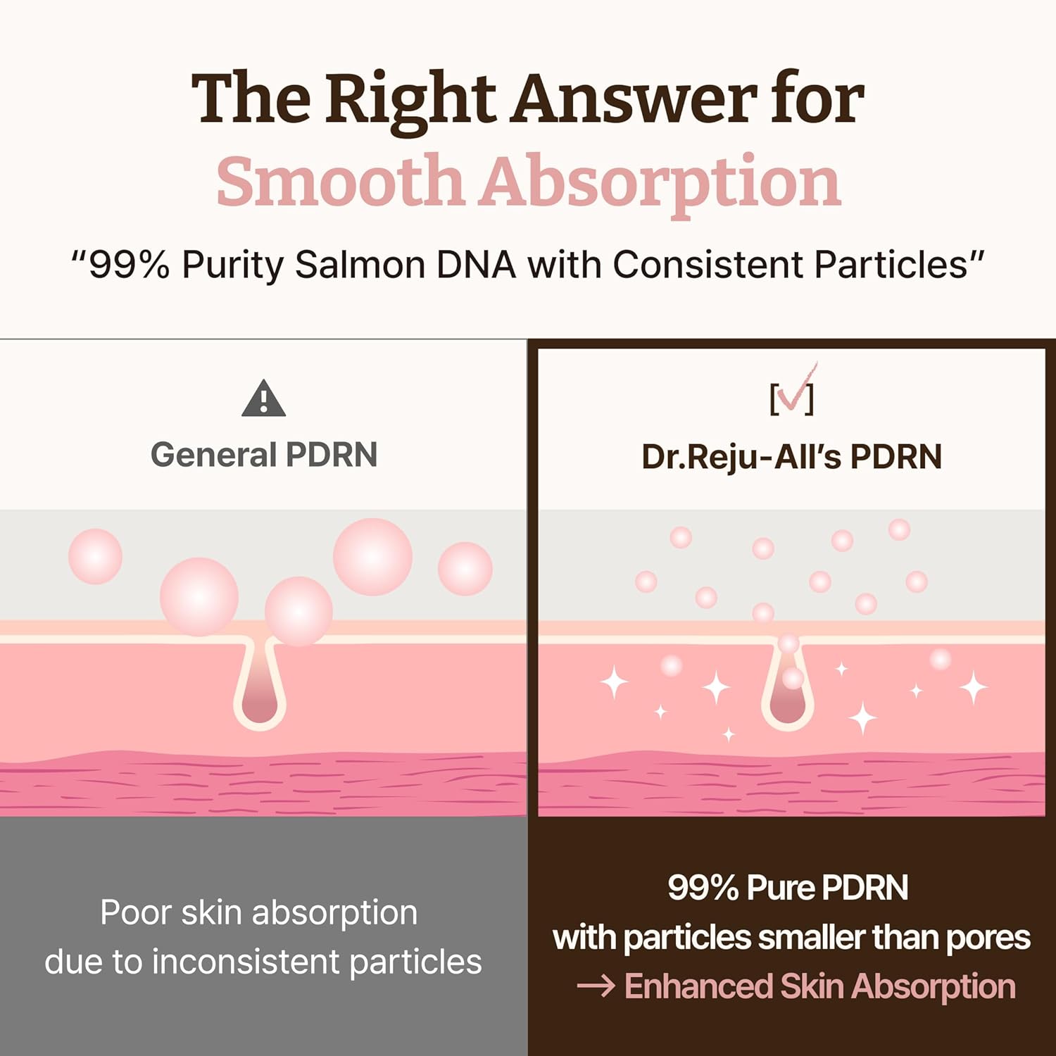 Dr. Reju-All Advanced PDRN Rejuvenating Cream Max – 99% Pure Salmon DNA Gel Type Face Moisturizer – Optimal 1200ppm for Glass Skin & Plumping – Korean Pharmacy Anti-Aging Skin Care Face Cream -2 Fl Oz - Image 6