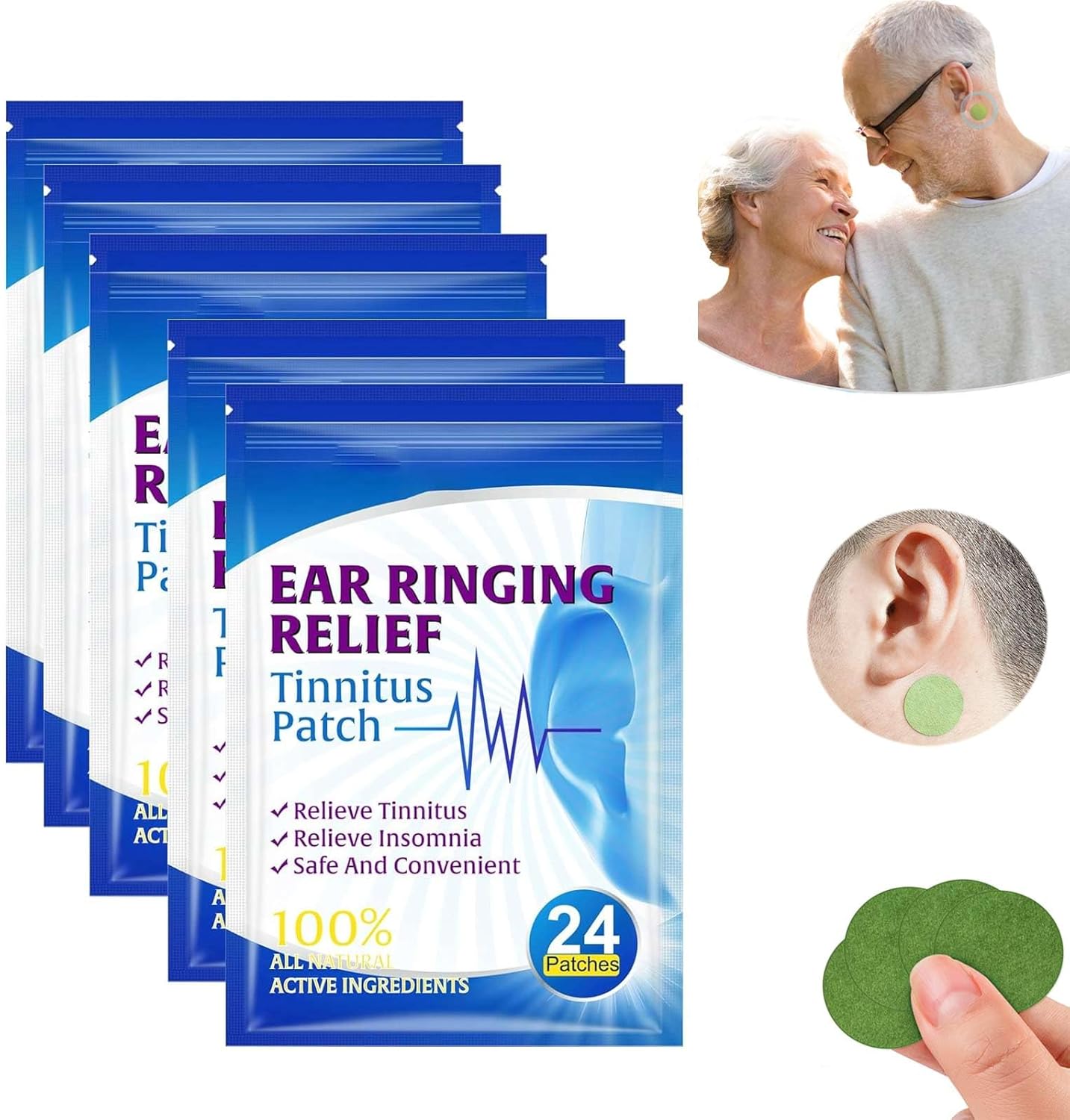 Luhaka Tinnitus Relief Treatment Ear Patch, Tinnitus Relief for Ringing