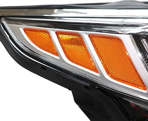 Miniatura 2 de 2016 2017 2018Kia Optima - Faros delanteros delanteros delanteros de carcasa negra, faros delanteros delanteros de pasajero derecho halógeno (faros