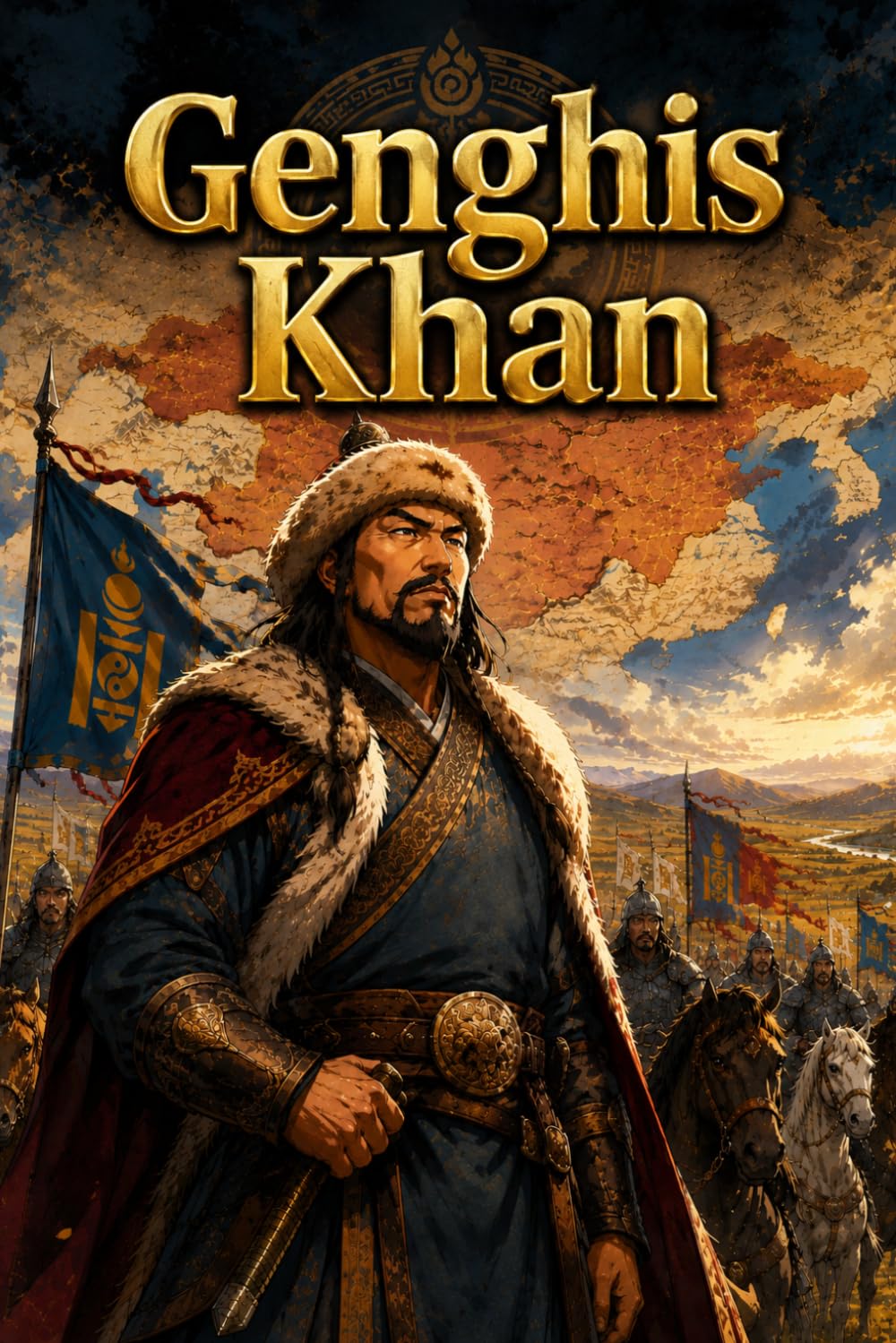 Genghis Khan: Mongol Empire Leadership History Biography (Icons of History Manga)