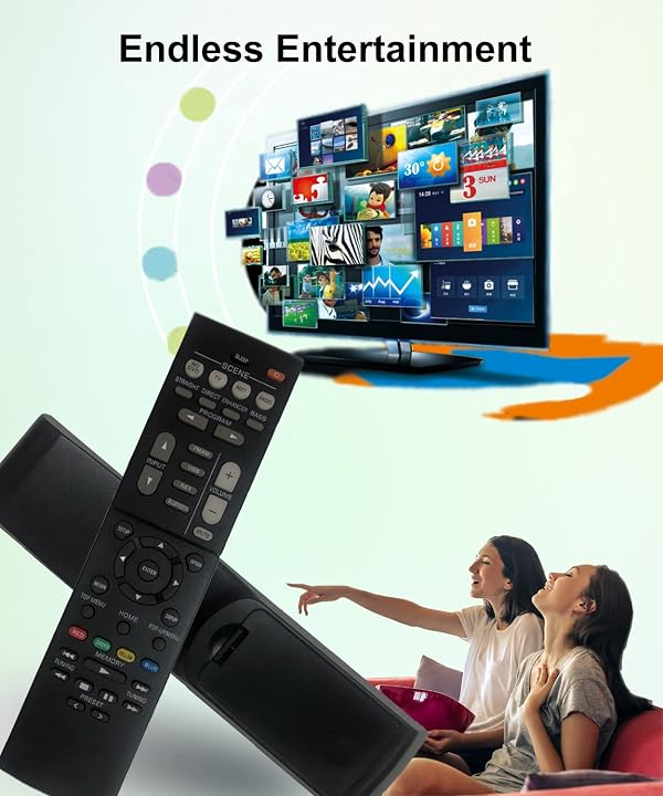 JISOWA Remote Control for Yamaha AV Receiver RX-V479 RAV533 HTR-3072 RX-V483 RAV534 RX-V385 RAV561 RX-V579 RX-V583 RX-V481 RX-V581 HTR-4069 HTR-5069 HTR-4068 TSR-5790 TSR-5810 RX-V581BL Replacement by JISOWA - Used condition - Image 6