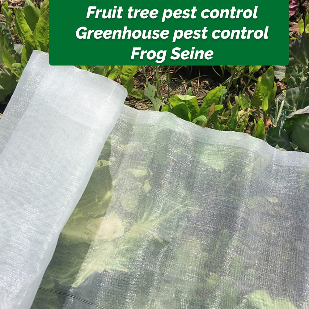 Rete anti-uccelli, barriera anti-parassitaria in rete di nylon per giardino per proteggere F