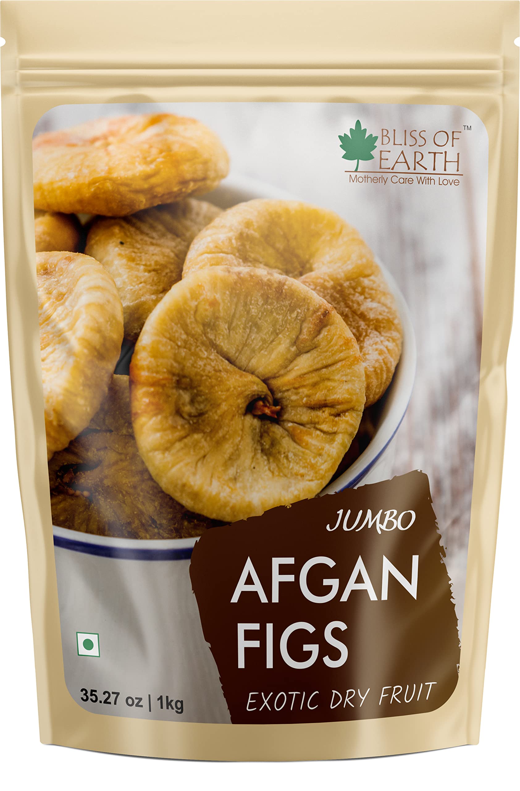 Bliss of Earth 1kg Jumbo Afgan Figs, Vacuum Packed Figs Exotic Dry fruit