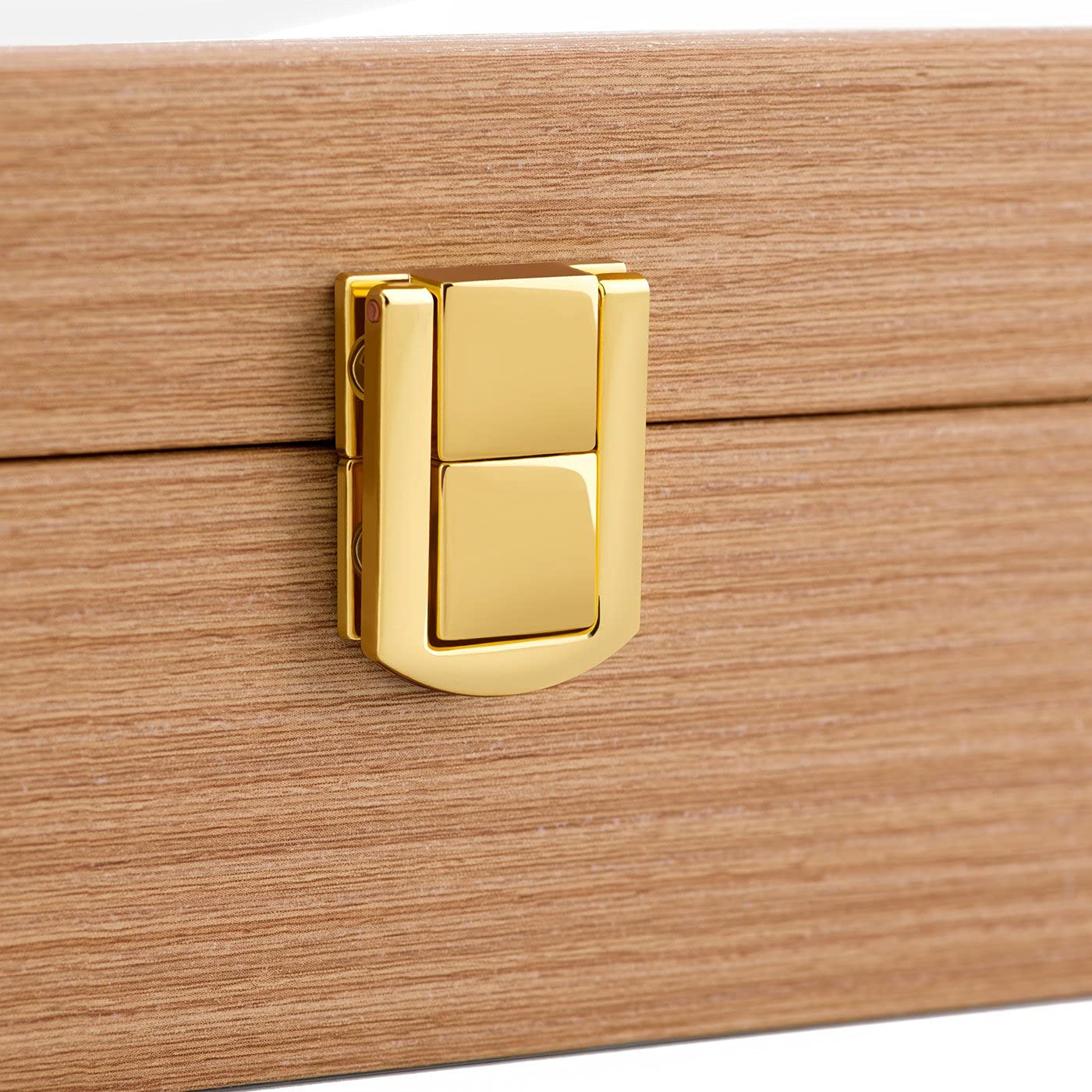 Maverton Boîte à 6 montres personnalisée en bois - 31 cm x 11 cm x 8 cm - Coffret pour une collection de montres - Cadeau pour collectionneurs - Pour homme - Initiales