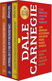 Box Dale Carnegie - Autoconfiança, Oratória e Produtividade - 3 Livros de Desenvolvimento Pessoal