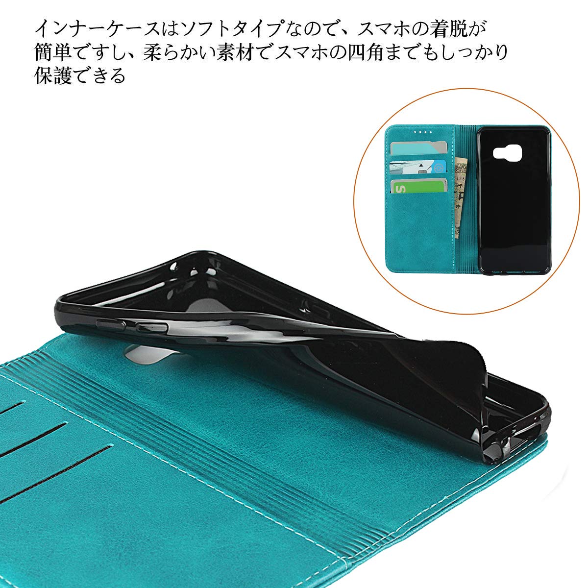 Amazon.co.jp: Galaxy Feel SC-04J ケース 手帳型 スマホケース SC04J