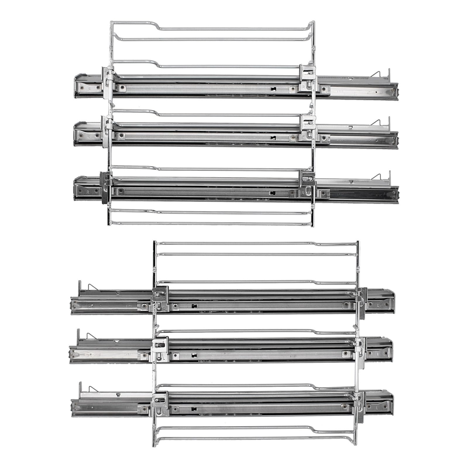 LUTH Premium Profi Parts Teleskopauszug 3-fach kompatibel mit Siemens HZ538S00 17002604, Vollauszug mit VarioClip für Backofen, kompatibel mit Bosch Neff Constructa Balay