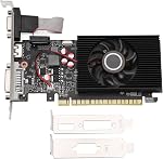 GT 740 4GB GDDR3 128-bit Discrete Graphics Card, PCIe 3.0 x8, Dual Monitor Support via HDMI | DVI | VGA, Low Profile Design for Desktop Computers