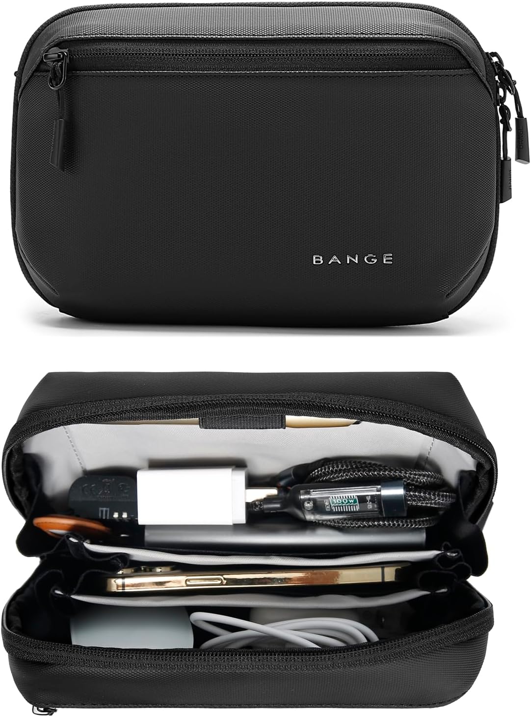 BANGE Clutch Bag,Belt Bag with Adjustable Belt, Main Zippered Pocket for Travel Walking Running Hiking Cycling - Image 2