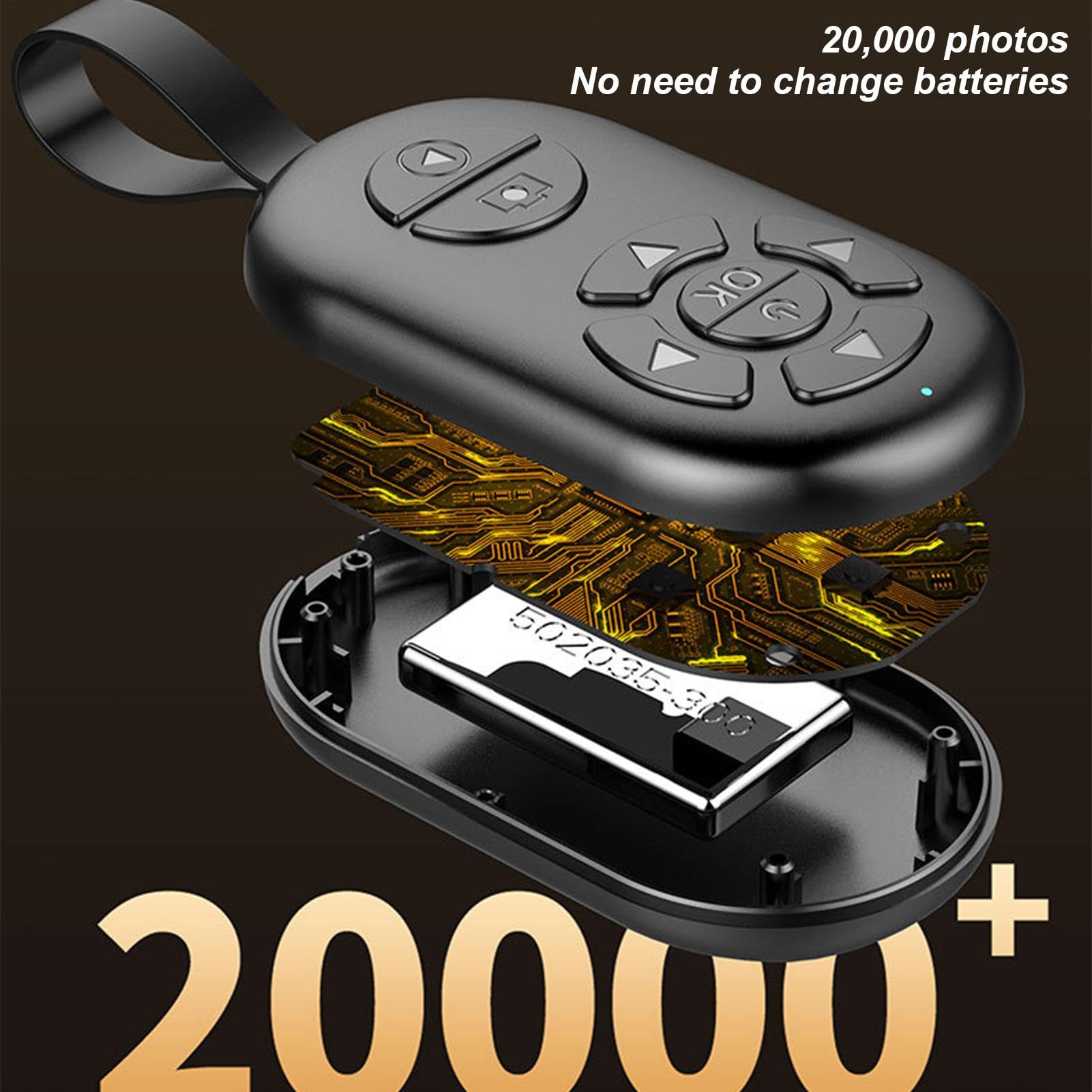 Telecomando Wireless Per Fotocamera Smartphone – Piccolo, Portatile, Scatta Da Lontano Con Un Click