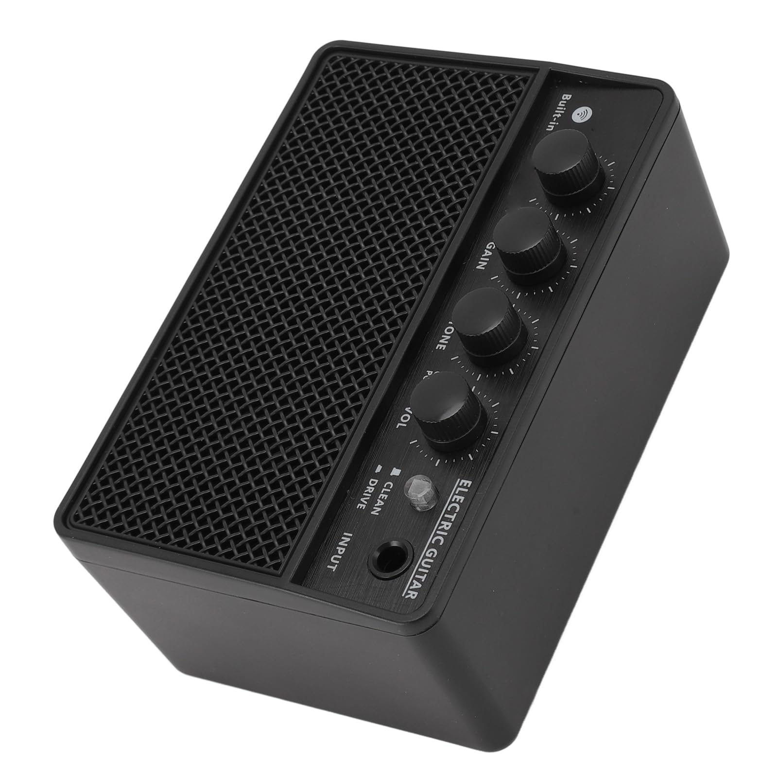 Tragbarer 10-W-Bassverstärker mit Wiederaufladbarem 3, 7-V-2000-mAh-Akku, Kleine Größe und Elegantes Design, Plug-and-Play, USB C, 4 Stunden Nutzungsdauer, 6, 35-mm-Eingangsbuchse