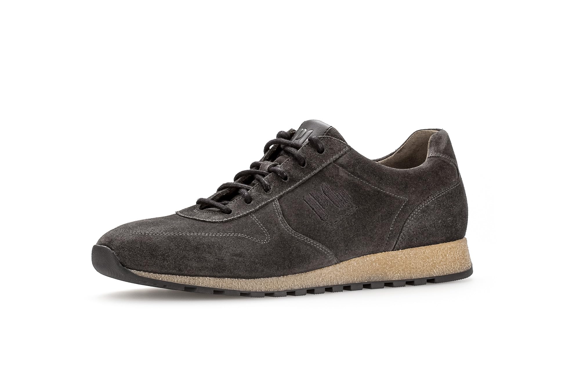 Pius Gabor Sneaker da uomo Low, scarpe basse da uomo, plantare intercambiabile, Blu Marine Iron, 40.5 EU