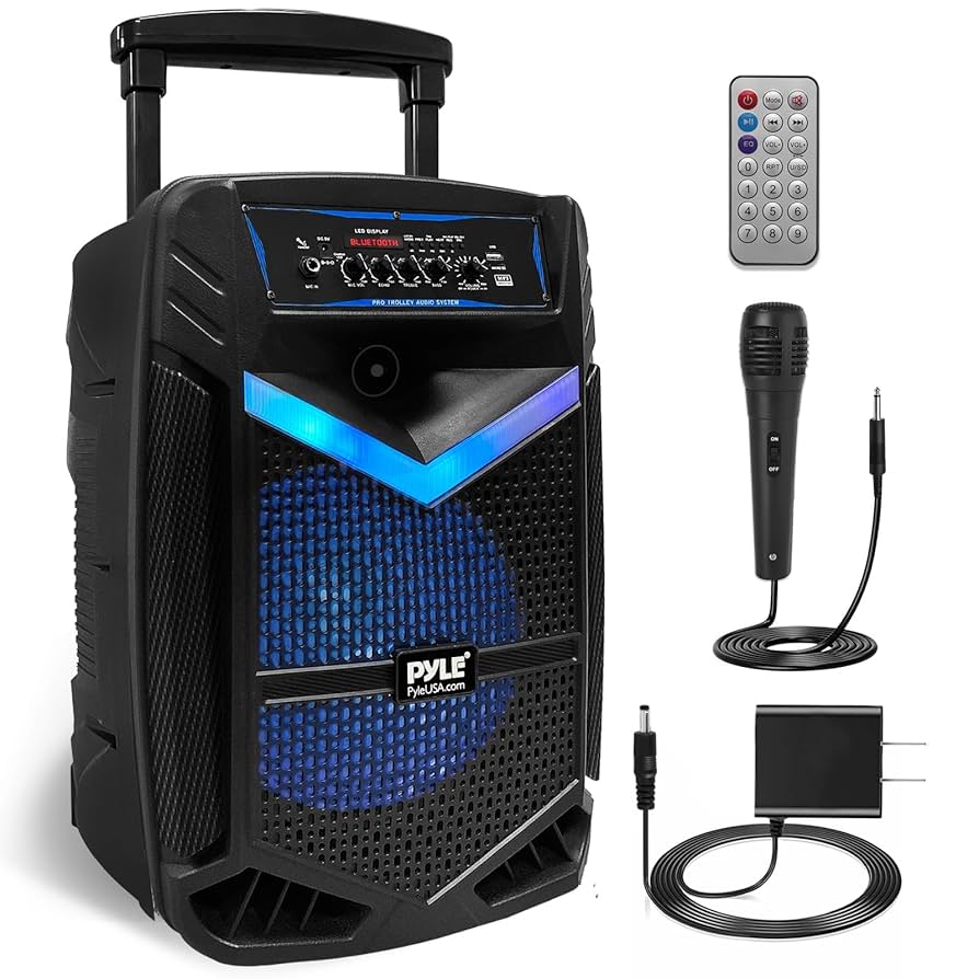 ワイヤレススピーカー　動作品 Amazon.co.jp: 【Pyle 400W Bluetooth付き ワイヤレス