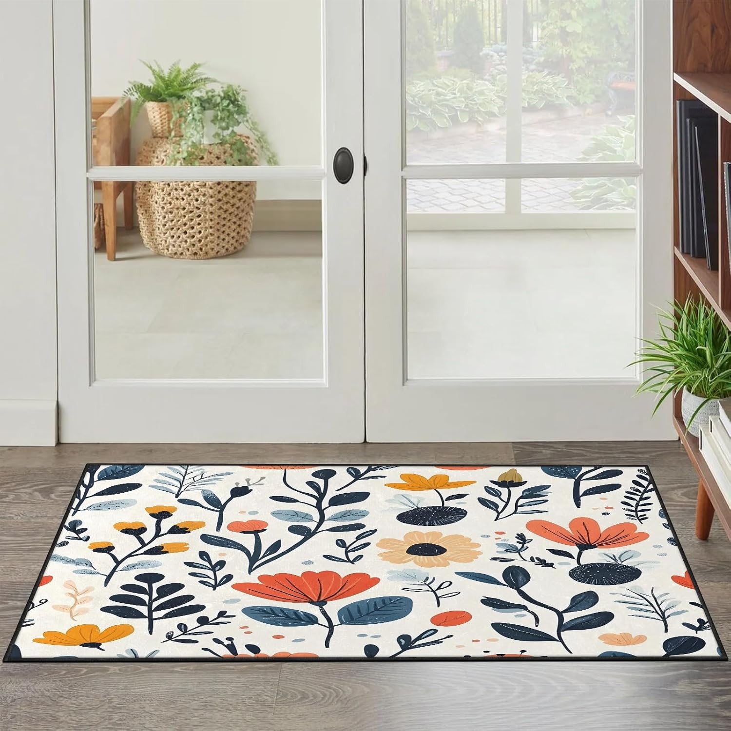 Amazon.com: Honeybaby Wildflower Leaf Indoor Door Mat 20