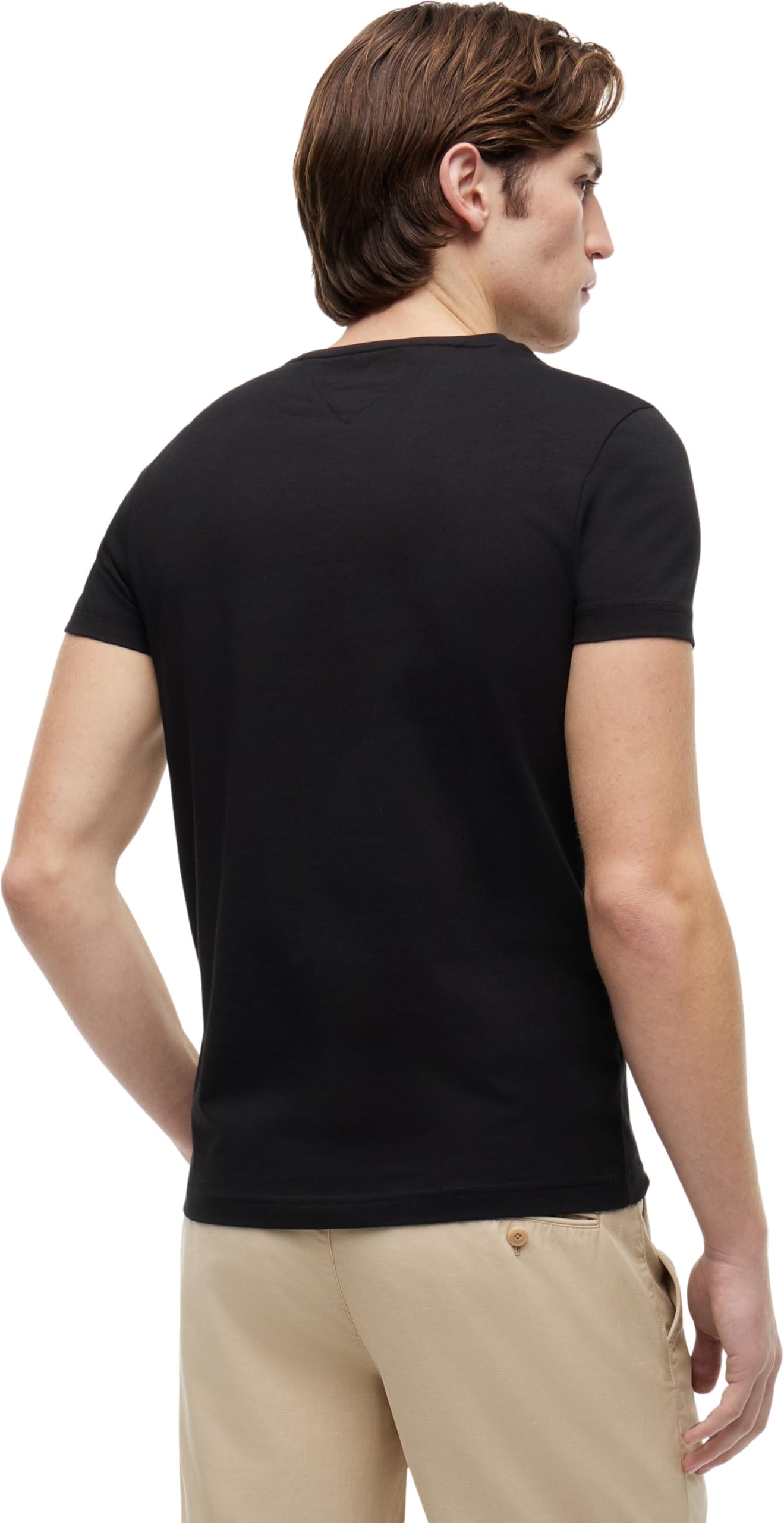 Tommy Hilfiger Camiseta Manga Corta Hombre Core Stretch Slim Fit