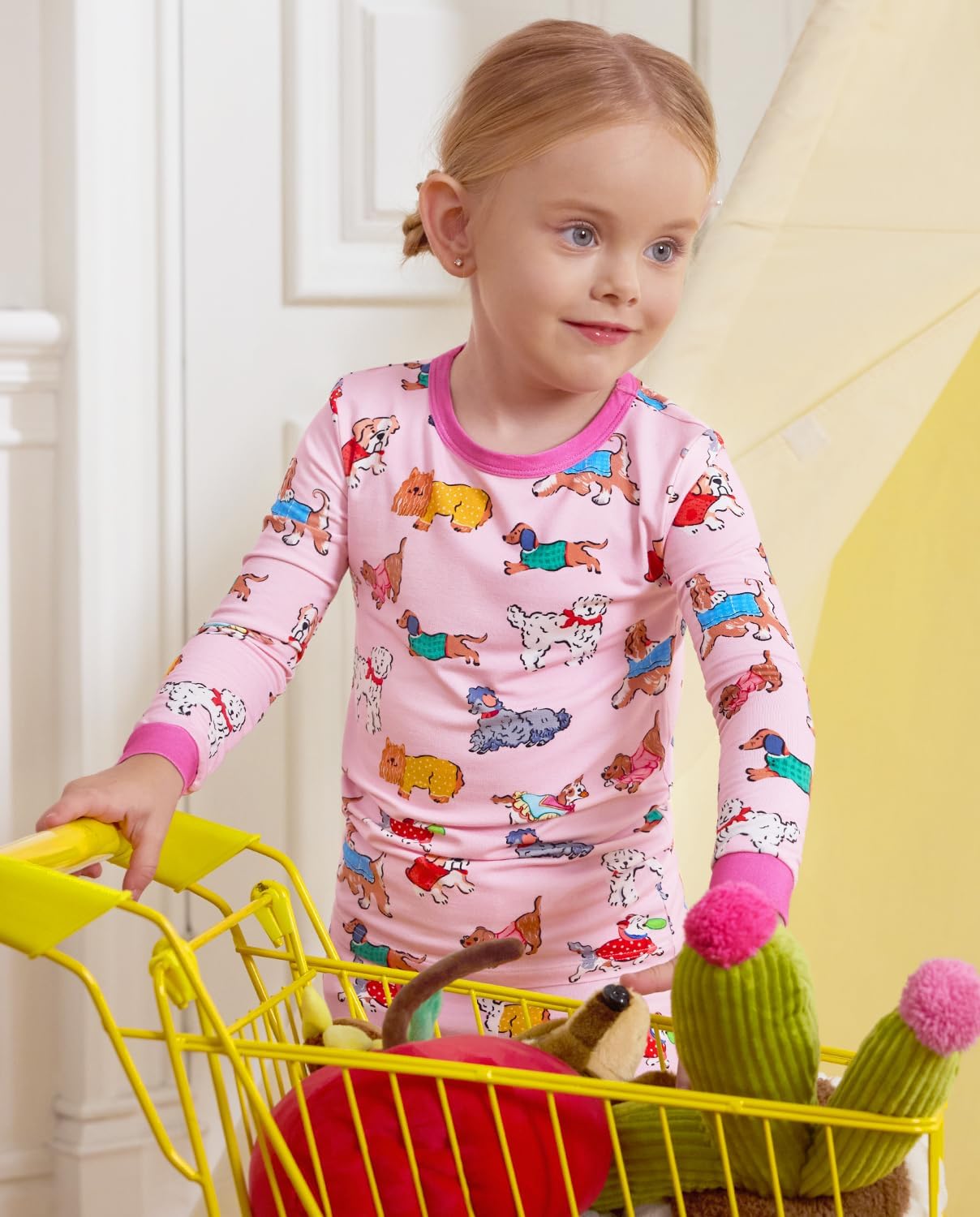 Bamboo Viscose Toddler Girls Kids Pajamas Unicorn Mermaid Pjs Long Sleeve Snug fit 12M-8Y 2pcs Soft Jammies - Image 5