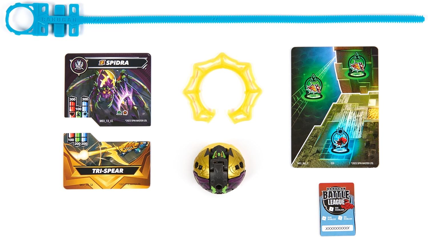 BAKUGAN, Special Attack Spidra, Collectible Action Figure, Customizable & Spinning Trading Cards, Toys for Boys and Girls Ages 6+, 6068100