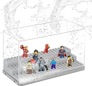 Vetrina Espositiva In Bambù E Acrilico - 62x33x162 Cm, Ideale Per Collezioni E Libri - Foto 9