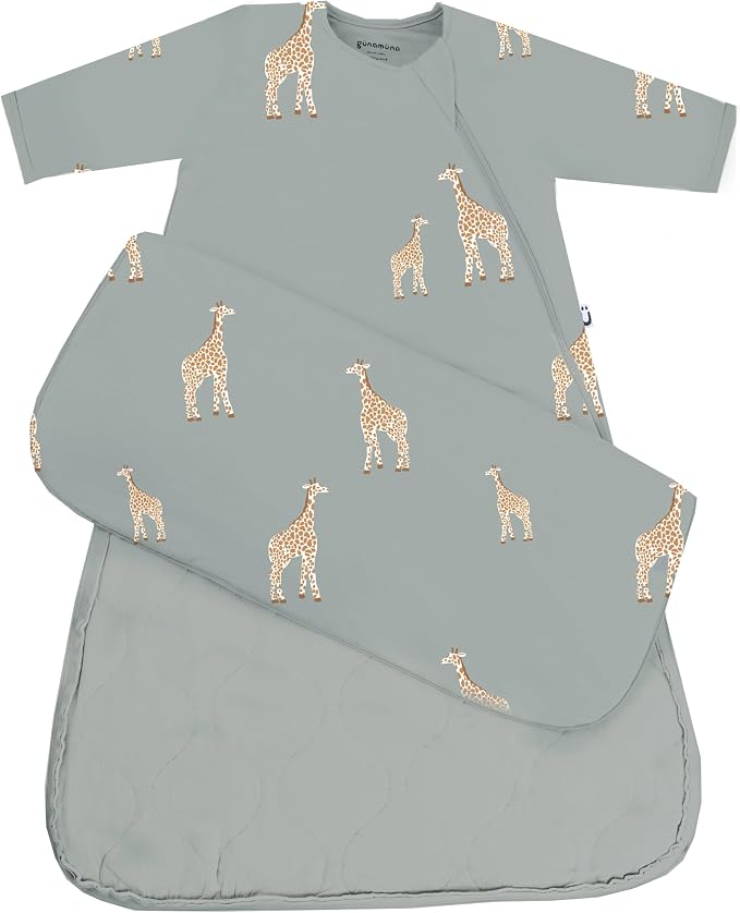 Gunamuna Bamboo Rayon Wearable Blanket with Diaper Zipper