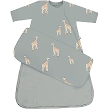 GUNAMUNA Long-Sleeve Sleep Sack for Babies, Wearable Sleep Bags, Soft Rayon, 1.0 TOG, Essentials for Newborns