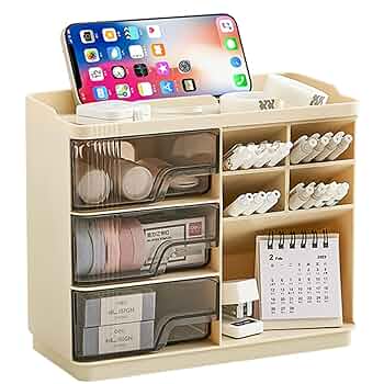 充電機能付き デスクオーガナイザー 多機能 卓上収納 Amazon.co.jp: LADSTAG ペン立て PUレザー 置くだけ充電 卓上