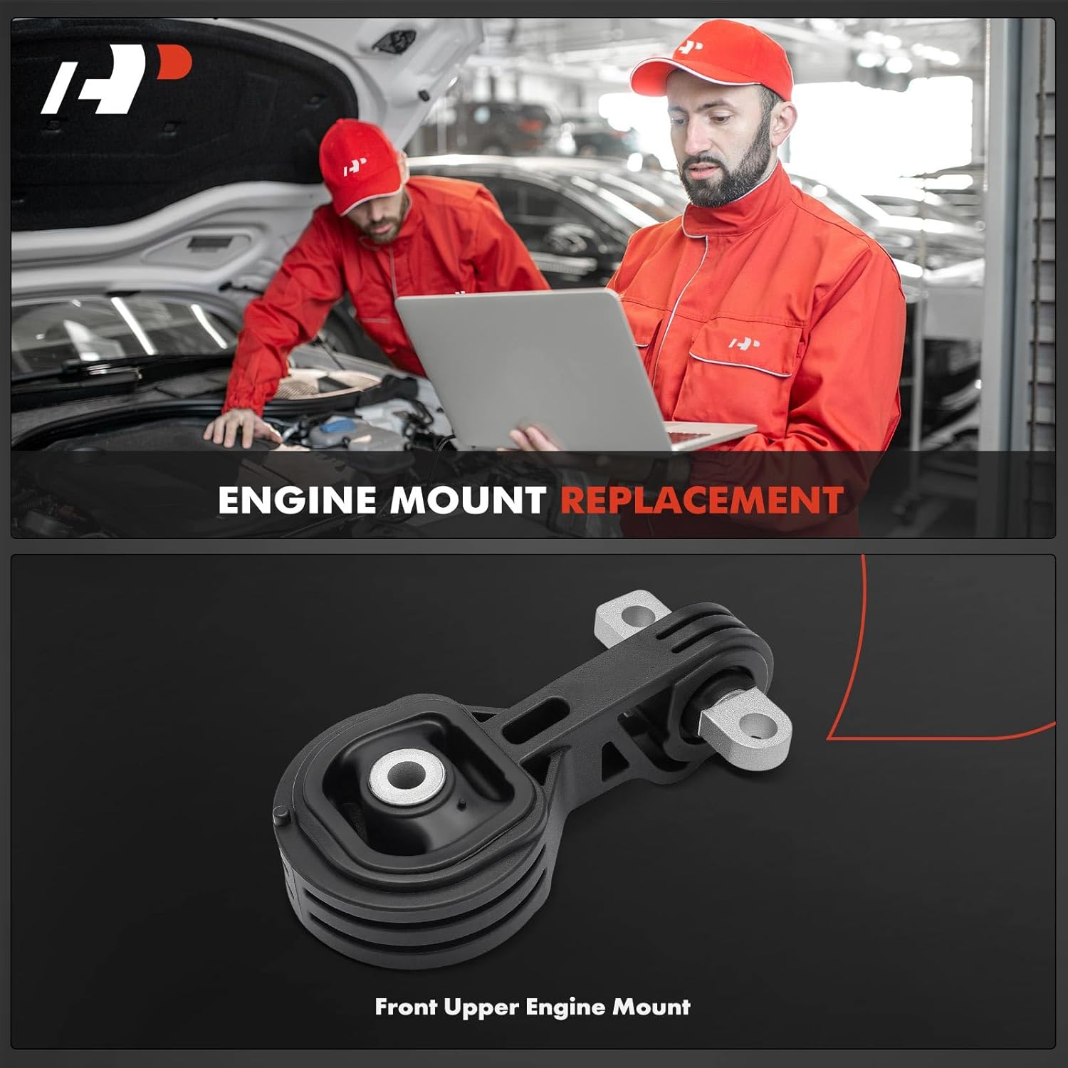 A-Premium Engine Mount Fit for Honda CR-V 2007-2011 Torque Strut Mount, 2.4L, Front Upper