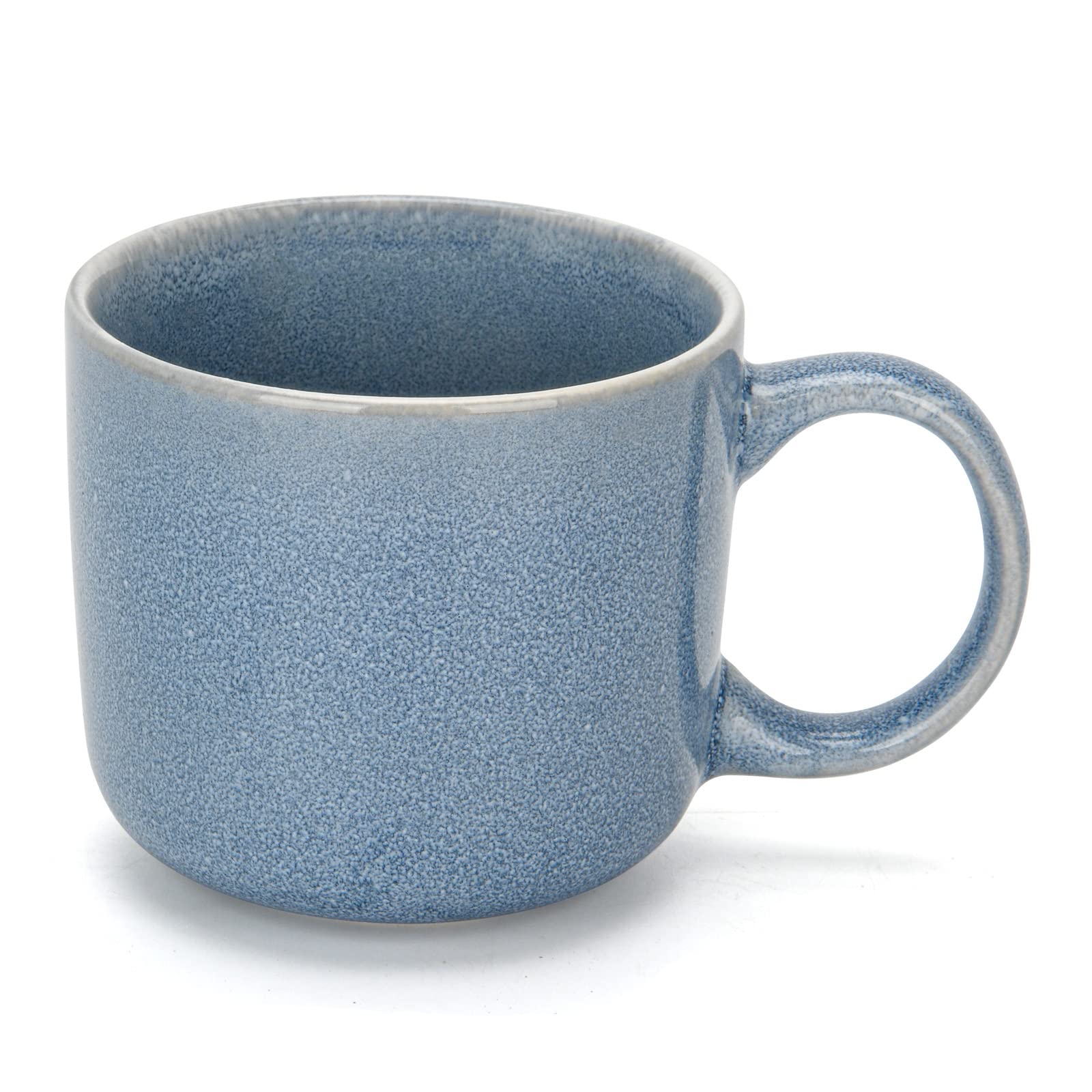 FISSMANMug, Coffee Cup Midnight Blue, Dishwasher&Microwave Safe, Breakfast Coffee&Tea Cup, for Coffee, Cocoa, Cappuccino, Milk, Hot Water With Lemon,Tea, Hot Choco,Coffee Lover 320ml