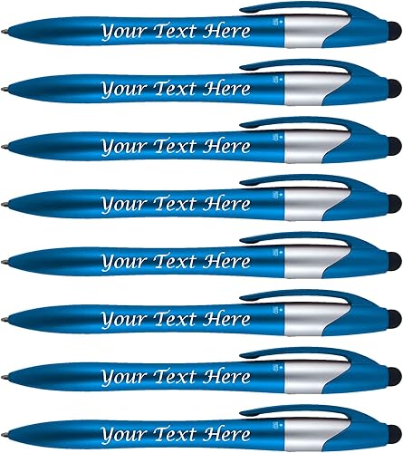 Personalizado con logotipo personalizado o bolígrafos de texto, paquete de 200 - para marketing, fiestas y eventos, cada bolígrafo es un bolígrafo