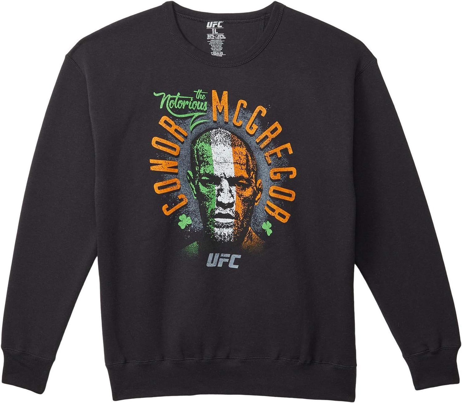 UFC Conor McGregor Flagged Crew Black XL