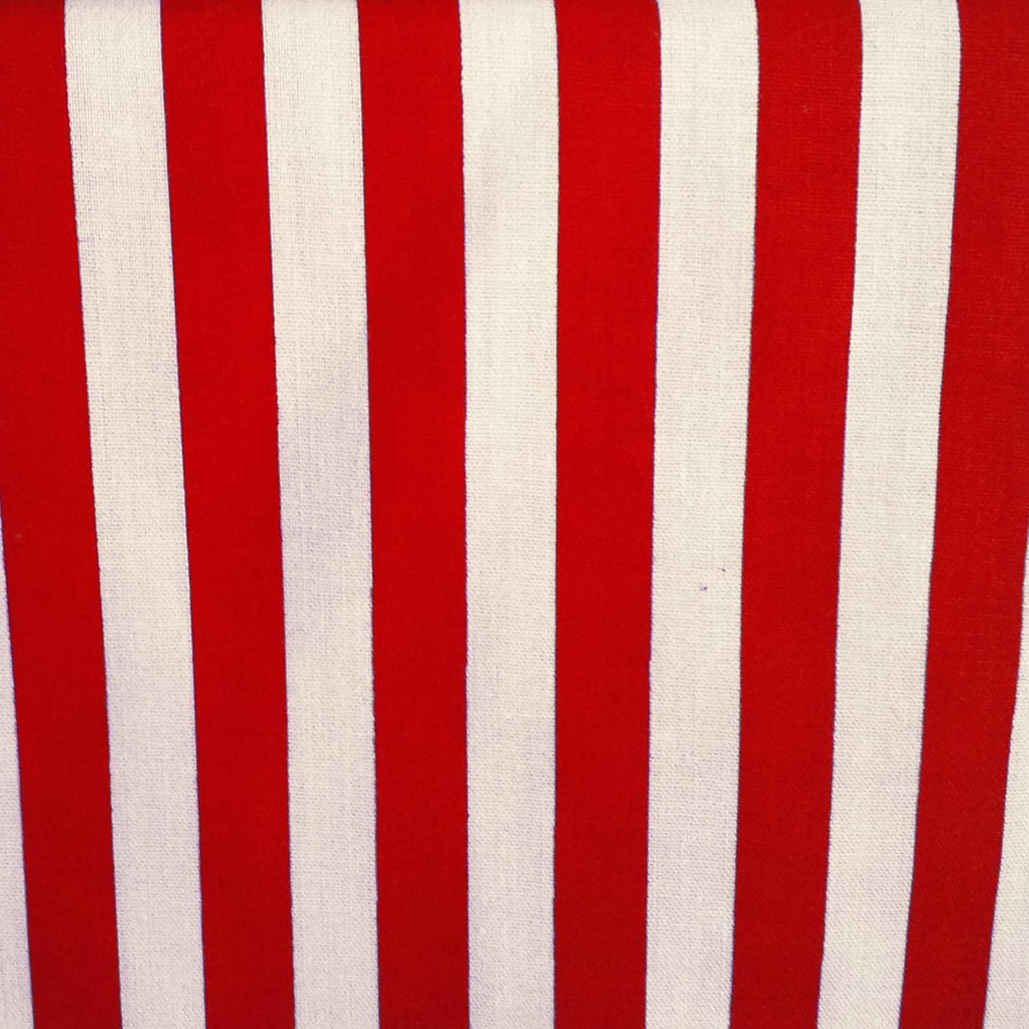 Zen Creative Designs Poly Cotton 1 Inch Stripe Print Fabric by The Yard 58 Inch Wide/Stripe Print Fabric/Craft & Sewing Material (5 Yards, Rainbow)