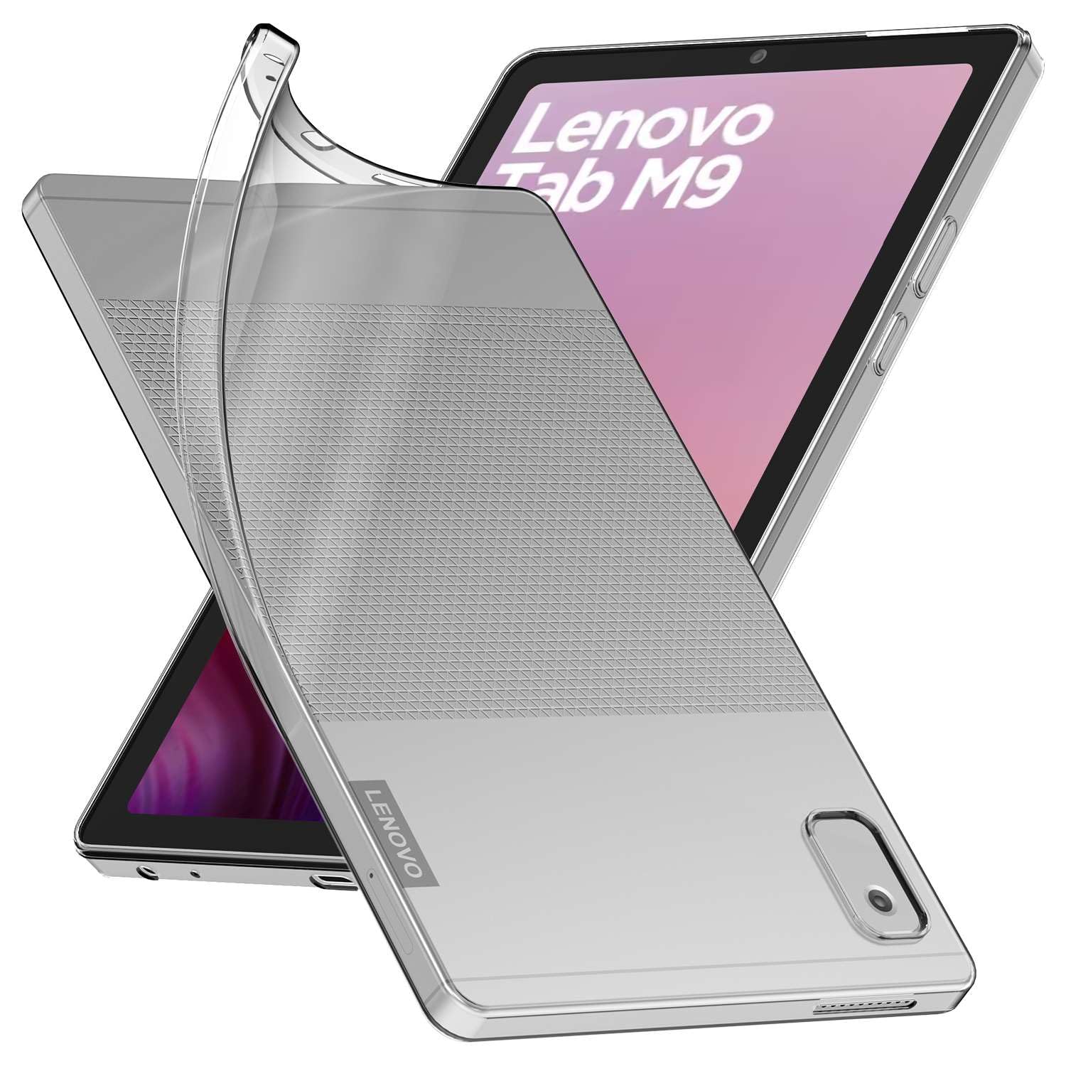EbestStar Cover Trasparente In TPU Per Lenovo Tab M10 FHD Plus 10.3'' (2a Gen), Sottile E Antiscivolo
