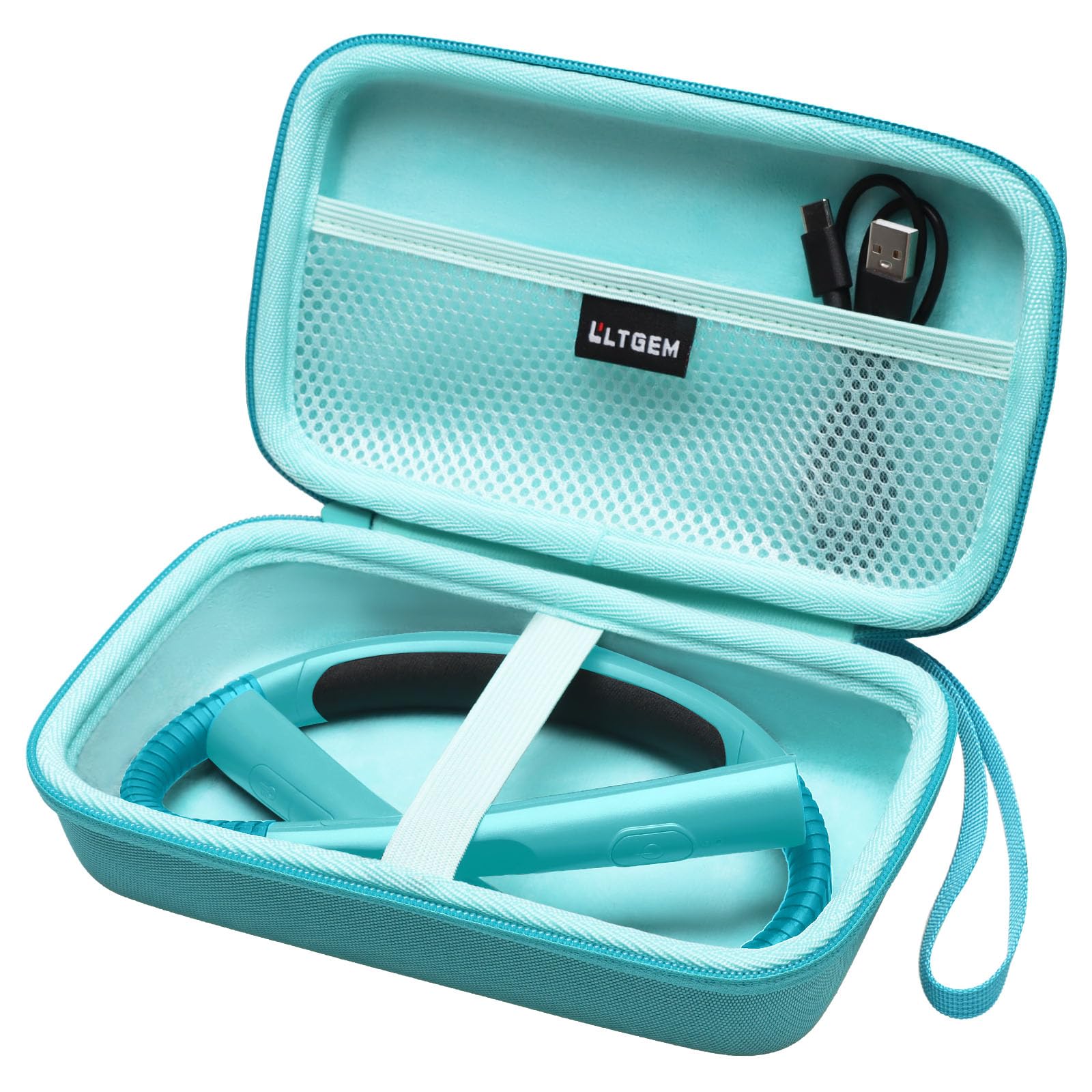 LTGEM Neck Light Case Compatible with Glocusent/Gritin/EastPin/Vekkia/Enclize/NIVAVA/LUXJET Neck Reading Light Cases, Book Light for Reading in Bed