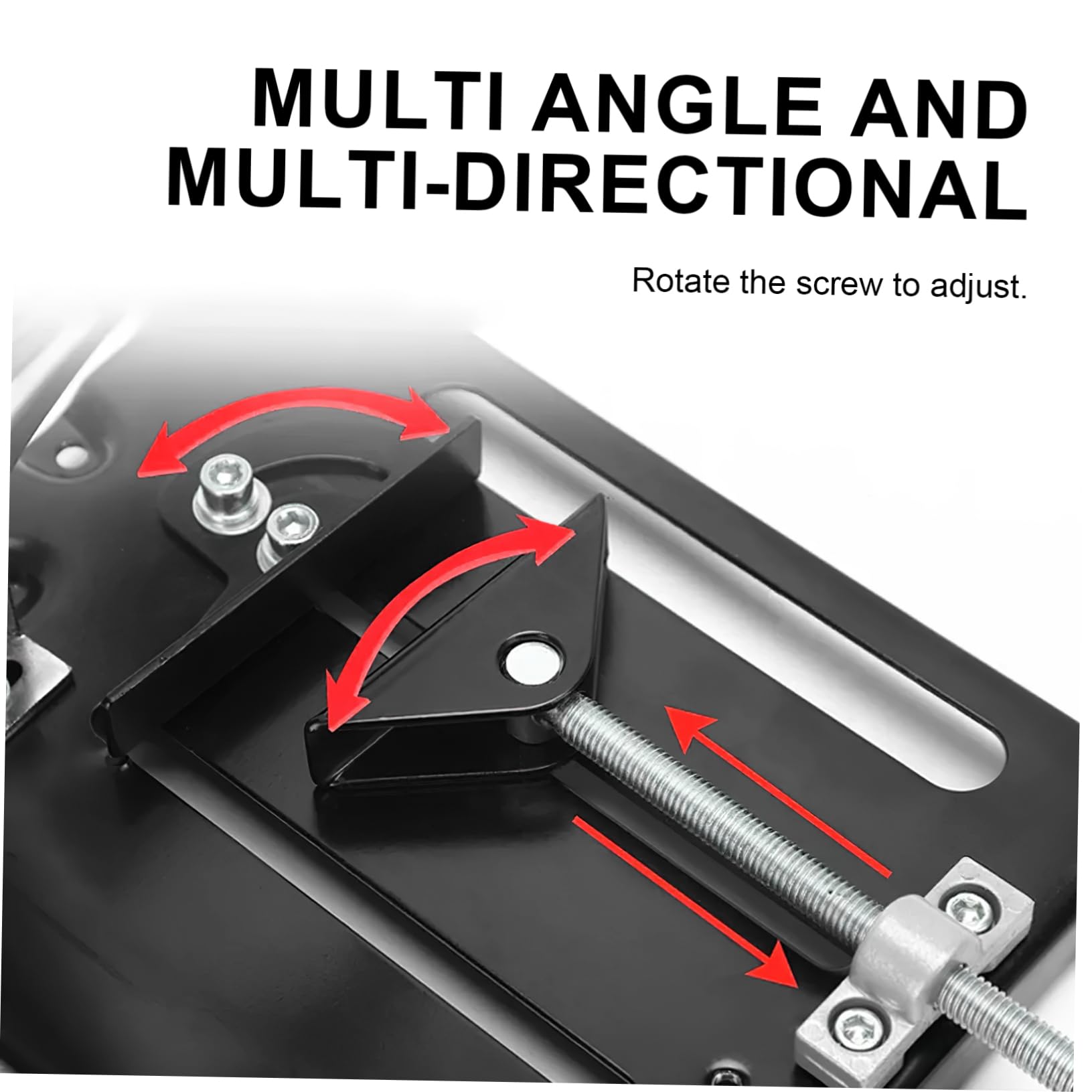 jojofuny Soporte Ajustable para Corte y Rectificado Seguro de Metales para Amoladora Angular de 100-125mm Base de Hierro Fundido y Cubierta Protectora