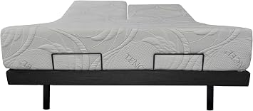 Triad Split Head 12" Luxury Mattress, Latex, Tencel Fabric Plush Feel King U.S. Standard