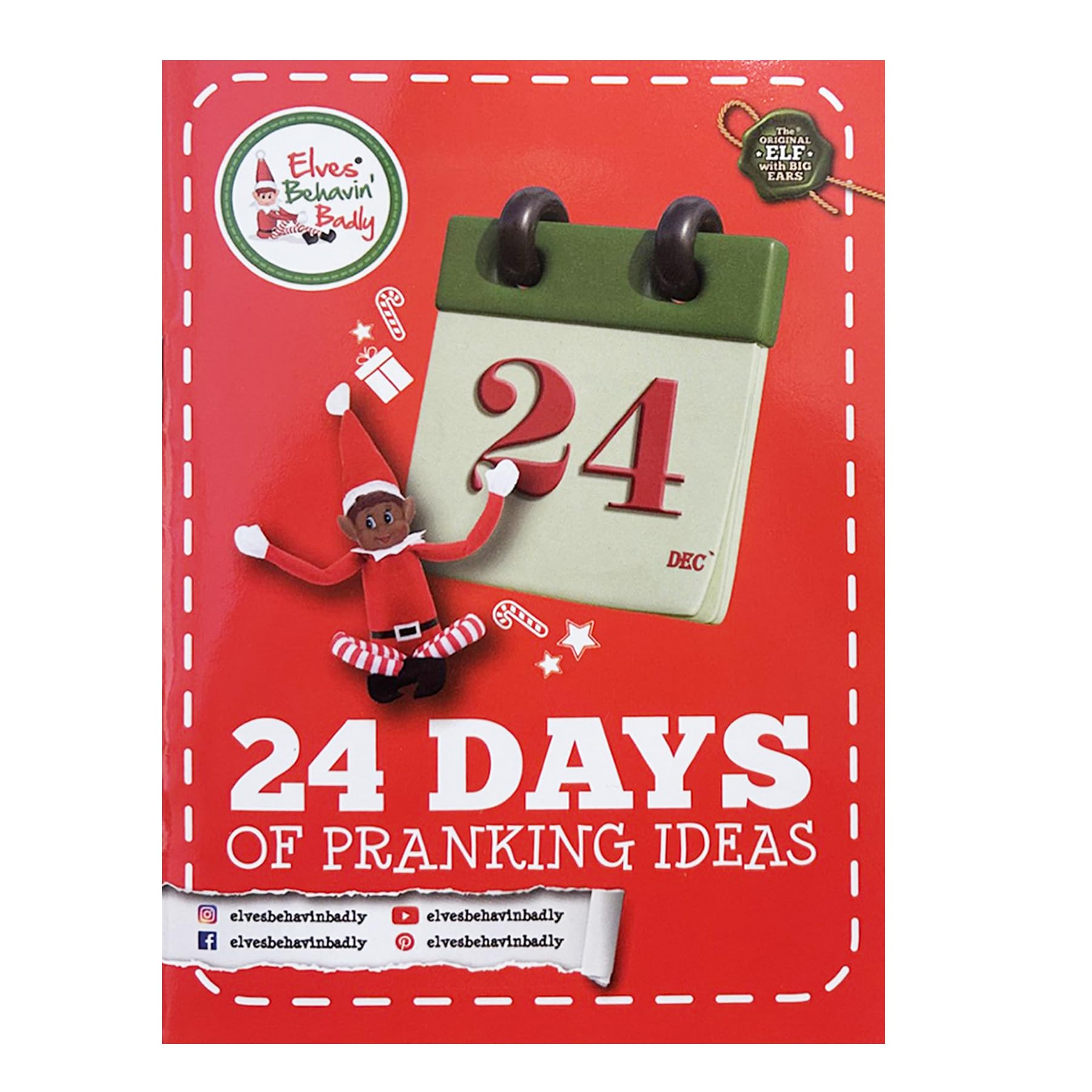 Widdle Gifts Multi Elf Christmas Game 24 Days Of Pranking Book Fun Stocking Filler Idea 7764