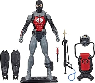 G.I. Joe Classified Series Retro Cardback Cobra EEL, Collectible 6-Inch Action Figure with 7 Accessories