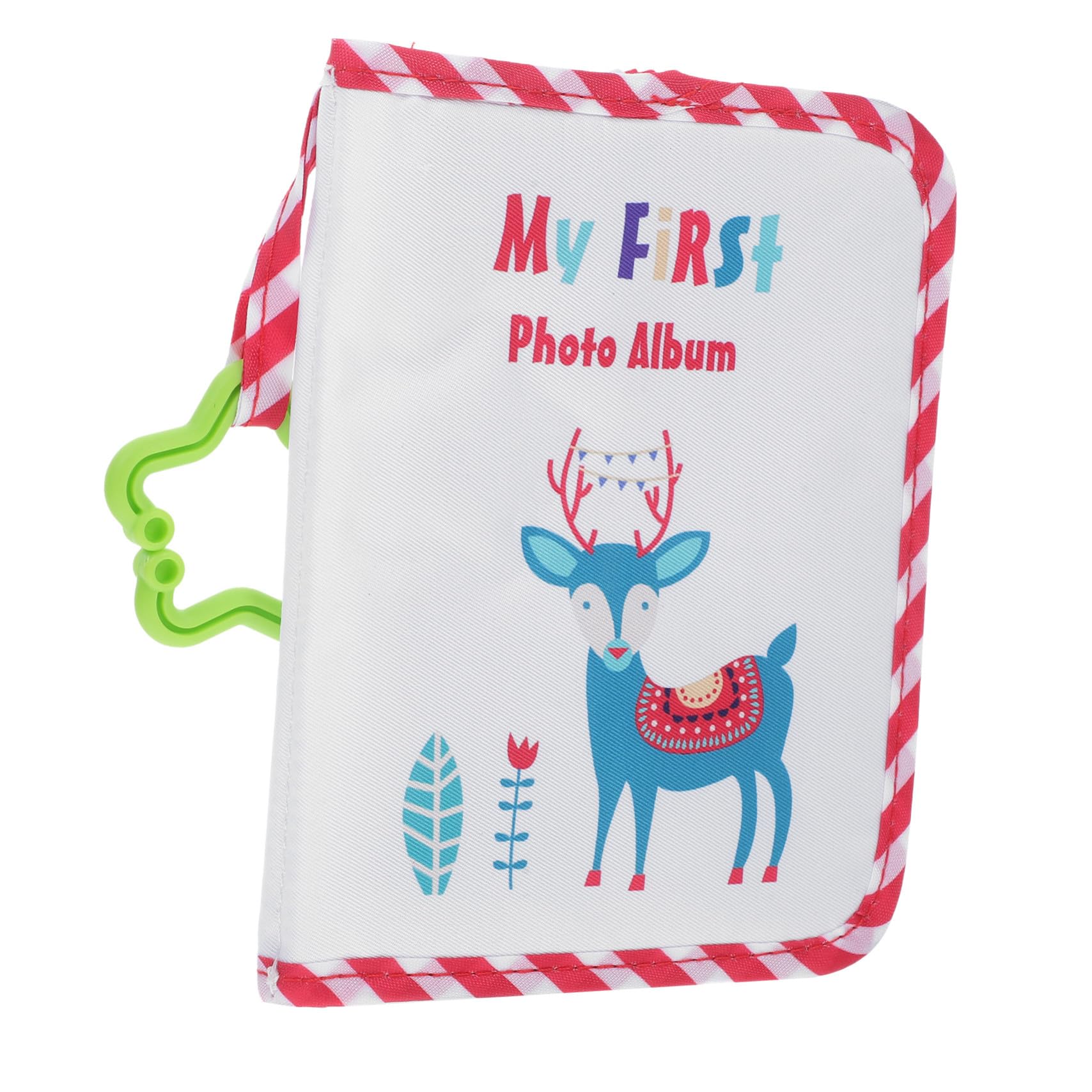 FRCOLOR 3 Piezas Álbum de Fotos de para Bebés con Diseño de Rojo de Recuerdos para Recién Nacidos y Pequeños Protector de Fotos Familiar para Guardar Momentos Especiales