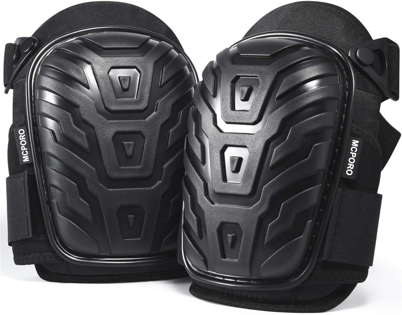 Professional Knee Pads for Work – Breathable Heavy Duty Construction Pads With Foam Padding for Construction, Gardening, Flooring with Adjustable Non-Slip Straps (1)